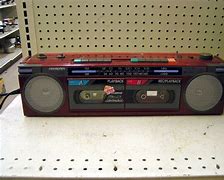 Image result for Retro Boombox 80s Black