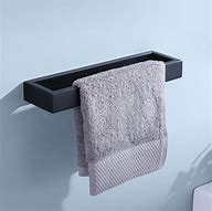 Image result for Matte Black Towel Holder