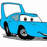 Image result for Blue Race Car Cartoon