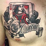 Image result for Queen of Hearts Card Tattoo