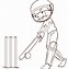 Image result for Cricket Bat and Ball Coloring