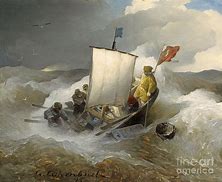 Image result for Ship in Storm Painting