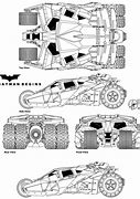 Image result for Batmobile Three View Drawing