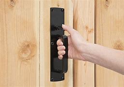 Image result for Wooden Fence Gate Latch