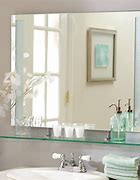 Image result for Frameless Bathroom Wall Mirrors