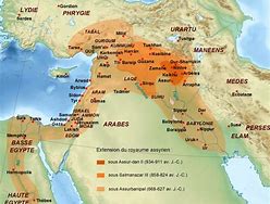Image result for Map of Western Assyria in 700 BC