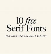 Image result for Free Serif Fonts