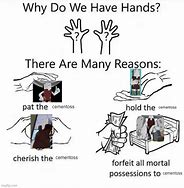 Image result for Why Do We Have Hands Meme