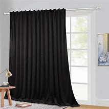 Image result for Black Velvet Curtains