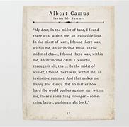 Image result for Albert Camus Invincible Summer