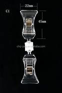 Image result for Double Plastic Spring Clips