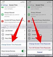 Image result for What Is a Screen Time Passcode iPhone