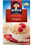 Image result for Quaker Oatmeal Box