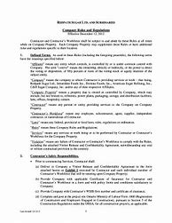 Image result for Company Rules and Regulations Example