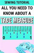 Image result for Tape Measure in Sewing