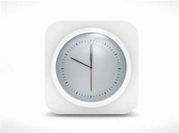 Image result for Old iOS Clock Icon