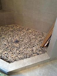 Image result for Pebble Stone Tile for Shower Floor