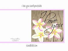 Image result for Free Printable I Love You Cards