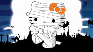 Image result for Orange Hello Kitty Bow