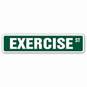 Image result for Fitness Sign