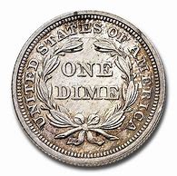 Image result for 1855 Dime