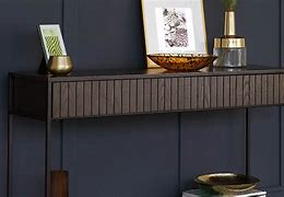 Image result for Dark Wood Console Table