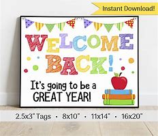 Image result for School Welcome Sign