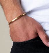 Image result for Men's Gold Cuff Bracelet