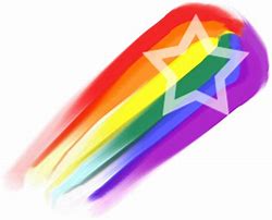 Image result for Rainbow Shooting Star Transparent