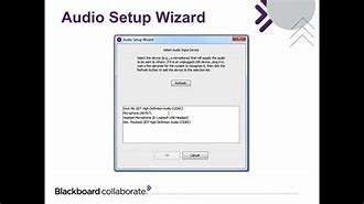 Image result for Blackboard Ultrasound Setup Wizard
