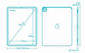 Image result for iPad 5th Gen Mini Dmensions