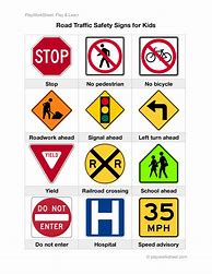 Image result for +Road Sign and Their Names Onder Them Cartoon Picture