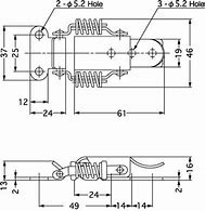 Image result for Spring Loaded Draw Latch