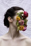 Image result for Flower Face Woman