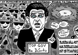 Image result for Cartoons of Ron DeSantis