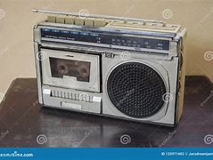 Image result for Silver Radio Cassette Recorder