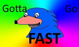 Image result for Sonic Fast Meme