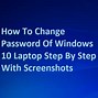 Image result for How to Change Your Password On Laptop