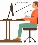 Image result for Sitting Posture at Computer