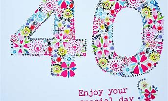 Image result for Happy 40th Birthday
