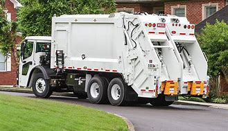 Image result for Garbage Truck Side View
