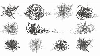 Image result for Black Abstract Scribble Art