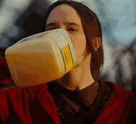 Image result for Man Drinking Apple Juice