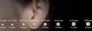 Image result for 6Mm Stud Earring Actual Size