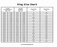 Image result for Printable Ring Size Chart Free