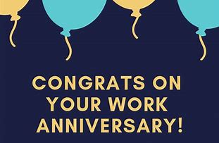 Image result for Congratulations for Work Anniversary