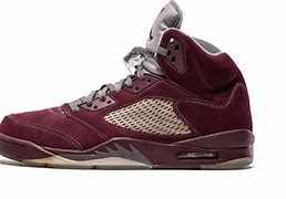 Image result for Jordan Retro 5 Red Purple ND Green