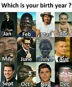 Image result for Your Birth Month Meme