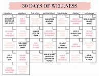 Image result for 30-Day Health Challenge Calendar
