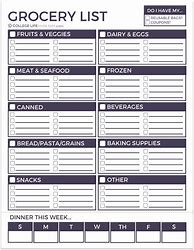 Image result for Grocery Shopping List On a Budget
